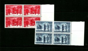 ES-14521 NORWAY SCOTT Norway 805-6 MNH, King Haakon VII, 1982 BLOCKS