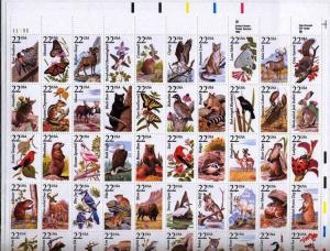 1987  NORTH AMERICAN WILDLIFE  Sc 2335a  MNH - SHEET of 50 - CV $50