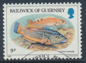 Guernsey  SG 332  SC# 308 Fish  First Day of issue cancel see scan