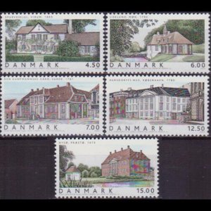 DENMARK 2004 - Scott# 1267-71 Danish Houses Set of 5 NH