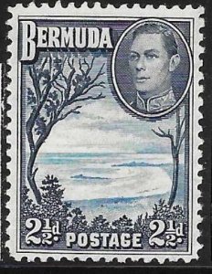 BERMUDA SG113 1938 2d LIGHT& DEEP BLUE MTD MINT