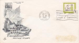 Canada # 385, Cacheted First Day Cover, 
