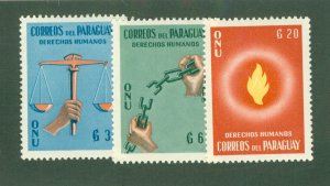 PARAGUAY 566-8 M-565 MNH BIN $0.75