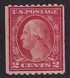 US Scott #449 Mint Hinged with pencil mark of back, F-VF