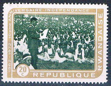 Rwanda 470 Used President Kayibanda 1972 (R0403)+