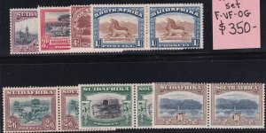 South Africa Sc # 26-32 Set VF OG mint hinged nice color scv $ 650 ! see pic !