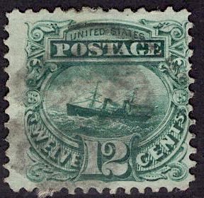 US Stamp #117 USED SCV $130