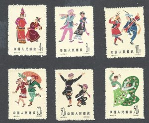 China PRC #702-07 MNH Peoples Republic of China 1965