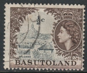 Basutoland Scott 72 - SG69, 1961 Elizabeth II 1/2c used