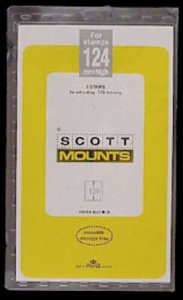 Scott/Prinz Pre-Cut Souvenir Sheets Small Panes Stamp Mounts 176x124 #1027 Black