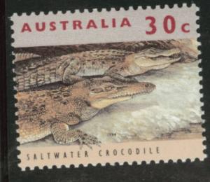 AUSTRALIA Scott 1271 MNH** 1992 Crocodile CV $0.45