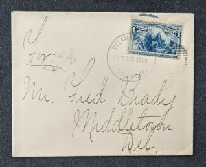 1893 Delaware Postal History Cover to Middletown DE