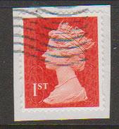 GB QE II Machin SG U2968e - 1st vermillion  - date code M14L - Source  T 