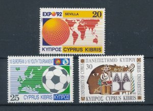 [110931] Cyprus 1992 Football University Expo Sevilla  MNH