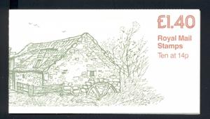 Great Britain Scott #BK558 MNH BOOKLET Machins Preston Mill CV$9+