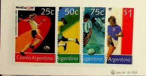 ARGENTINA Sc 1810-3 NH ISSUE OF 1994 - SOCCER WORLD CUP