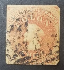 CHILE Scott 9 Used Stamp T5205