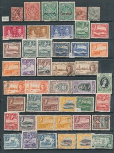 Antigua Barbuda Anguilla QV/QE M&U Collection(Apx 170 Items) (HP89 ) 