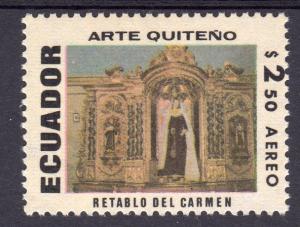 Ecuador 1971 Sc#C476 Art of Quito Altar of Carmen (1) MNH perforated