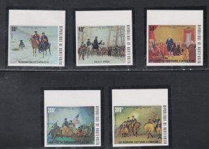 Burkina Faso # 365-367, C209-210, American Bicentennial, IMPERF, Mint NH,