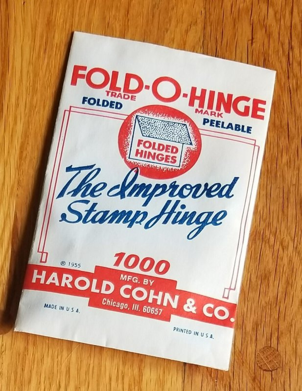1 Pack of old Fold-O-Hinge sealed and complete