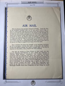 1936 British Empire GPO Air Mail History Booklet Information Postage Memorabilia
