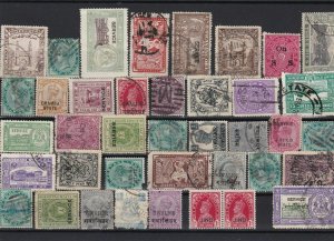 india states mixed used and unused old stamps ref r10394