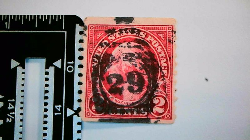 1929 Scott# 599A Washington Rotary Press Coil Stamp