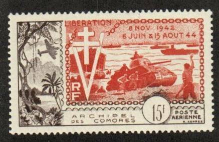 Comoro Stamp C4  - Liberation Issue