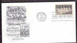 US Stone Mountain 1970 Artmaster U/A FDC BIN