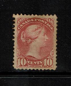 Canada SC# 45, Mint Hinged, Hinge Remnants, toned gum, lt corner crease - S2593