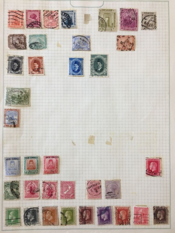 Australia &States Canada Ceylon India QV/GV M&U on Pages (Apx 200) SK575