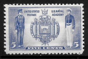 Sc 794   5¢ U.S. Naval Academy Single, MNH