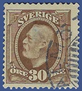 Sweden #62 1891 Used
