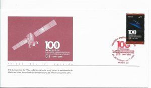 MEXICO FDC UIT 100 YEARS OF MEXICO IN UIT, COMMUNICATIONS, 2006 FIRST DAY COVER