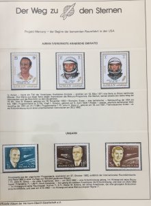 Space Der Weg Den Sternen MNH Stamps+Cover Special Pack ZK1242