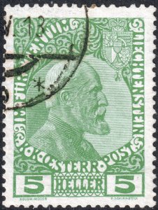 Liechtenstein #1  Used - Prince Johann II (1912)