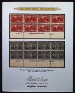 Siegel 971 - The MLG Collection of United States Plate Blocks