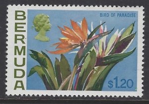 Bermuda, Scott #270; $1.20 Bird of Paradise, MNH