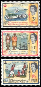 Fiji 1966 Scott #221-223 Mint Never Hinged