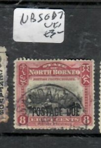 NORTH BORNEO 8C  COW  POSTAGE DUE SG D74    VFU    P0429B  H