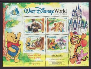 Canada 1621b Disneys Souvenir Sheet MNH VF