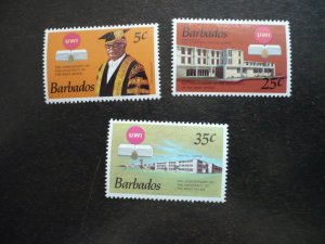 Stamps - Barbados - Scott# 388-390 - Mint Hinged Set of 3 Stamps