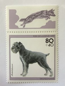 Germany 1995 Scott B780 MNH - 80+40pf, Dogs, Schnauzer