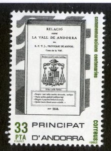 SPANISH ANDORRA 150 MNH BIN .50 BOOK