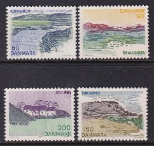 Denmark 602-605 MNH VF