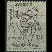 SWEDEN 1982 - Scott# 1407 Writer E.Wagner Set of 1 NH