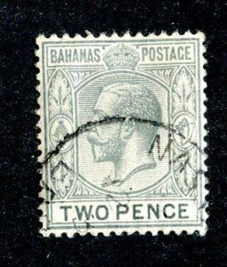 1919  Sc #50A used cv.$3.75 ( 714 Bahamas )