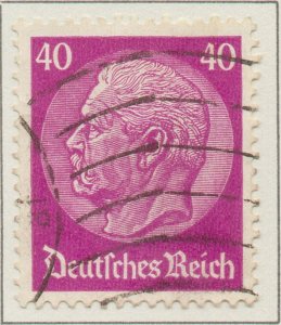 Germany Deutsches Reich Third Reich President von Hindenburg 40pf stamp Mi491