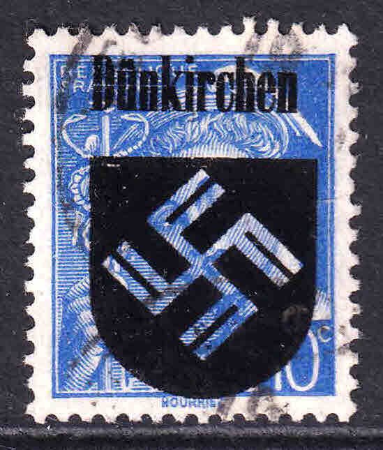 FRANCE 356 DÜNKIRCHEN OVERPRINT USED VF SOUND